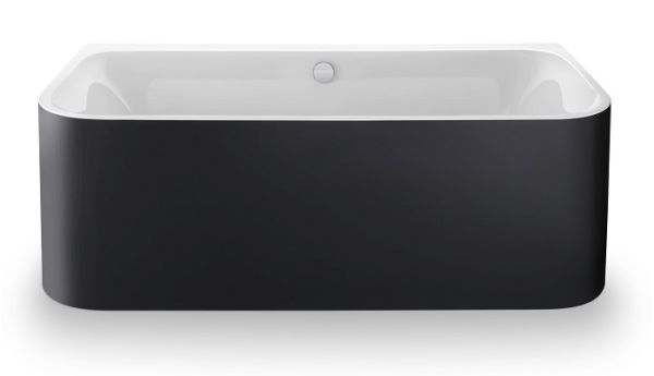 Duravit Happy D.2 Plus Vorwand-Badewanne rechteckig 180x80cm, weiß/graphit 700451800000000