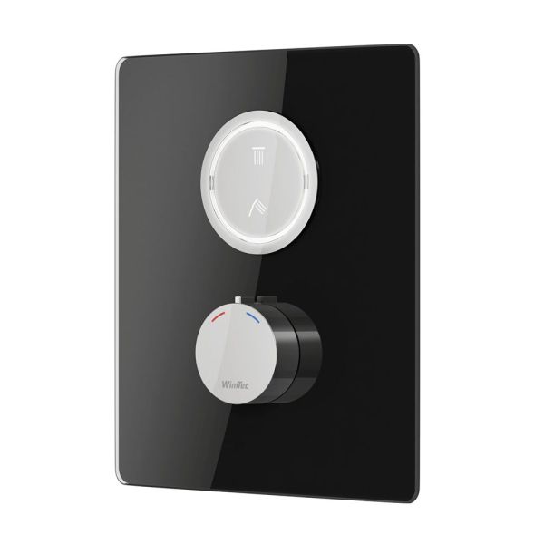 WimTec OCEAN S7 - 12 V elektronische Duscharmatur mit Thermostat für Netzbetrieb