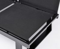 Vorschau: KETTLER RASMUS MODULAR 3-Sitzer/Liege, Aluminium-Outdoorgewebe, anthrazit/charcoal
