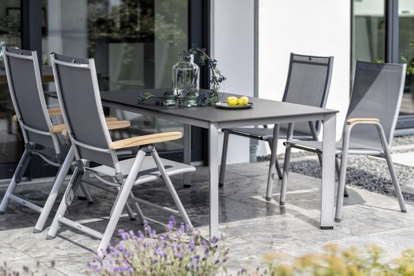 KETTLER EDGE Aluminium Tischgestell, silber