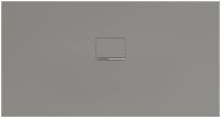 Vorschau: Villeroy&Boch Squaro Infinity Quaryl®-Duschwanne, flächenbündiger Einbau, 150x80cm, grey, UDQ1580SQI2IV-3S