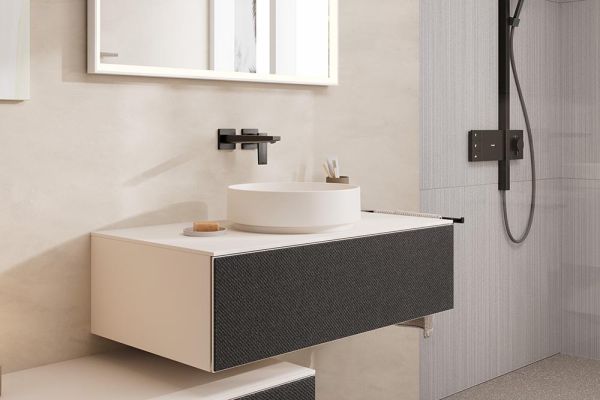 hansgrohe Xuniva Evo S Aufsatzwaschtisch rund Ø40cm mit Ablaufventil