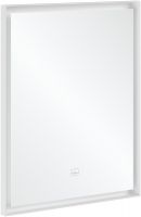 Vorschau: Villeroy&Boch Subway 3.0 LED-Spiegel, 60x75cm, mit Sensordimmer, weiß matt