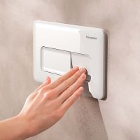 hansgrohe iFrame Original Q Betätigungsplatte, softsquare, für 2-Mengen-Spülung