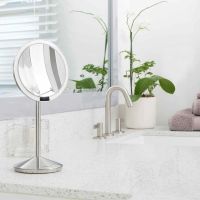 Simplehuman faltbarer Sensor Kosmetikspiegel ST3004_ edelstahl gebürstet 2