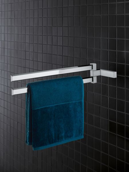 Grohe Selection Cube Doppel-Handtuchhalter, chrom