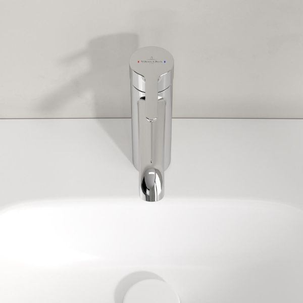 Villeroy&Boch Skyla Einhebel-Waschtischarmatur mit Zugstangen-Ablaufgarnitur