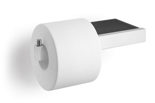 ZACK LINEA Toilettenpapierhalter mit Ablage, edelstahl hochglänzend 40407