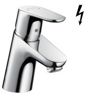 Hansgrohe Focus Einhebel-Waschtischmischer 70 mit Zugstangen-Ablaufgarnitur, Niederdruck, chrom