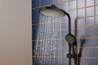 Vorschau: hansgrohe Activera S Duschsystem 240 1jet Reno Varia, EcoSmart, schwarz matt
