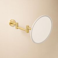 Cosmic Architect S+/Essentials Wand-Kosmetikspiegel Ø20cm 5-fach gold gebürstet WJC235A0085040 