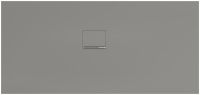 Villeroy&Boch Squaro Infinity Quaryl®-Duschwanne, Eckeinbau links gegen Wand, 170x80cm grey UDQ1780SQI2LV-3S