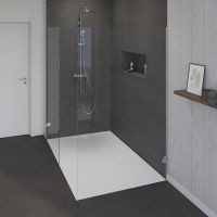 Vorschau: Duravit Stonetto Duschwanne rechteckig 100x140cm, Mineralguss, weiß matt 720170380000000 