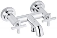 Kludi NOVA FONTE Classic Wannenfüll- und Brausearmatur, chrom 205400520