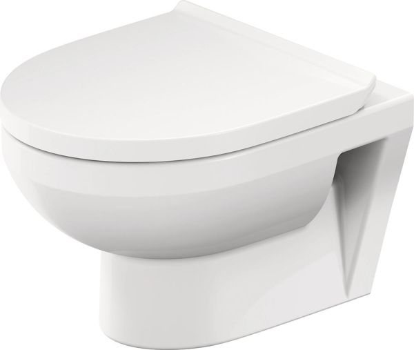 Duravit No.1 Wand-WC Set inkl. Sitz 48x36,5cm, rimless, weiß 45750900A1