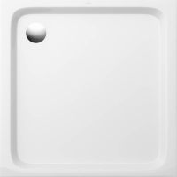 Villeroy&Boch O.Novo quadratische Duschwand, Eckmontage, weiß, 100x100cm UDA1006DEN1V-01