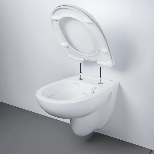 Grohe Bau Keramik Wand-Tiefspül-WC spülrandlos, weiß
