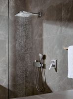 Vorschau: Hansgrohe Raindance E 300 Air 1jet Kopfbrause mit Brausearm 39cm