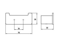Vorschau: emco loft Doppelhaken, edelstahl