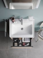 Vorschau: Duravit D-Neo Waschtisch rechteckig 60x48cm, mit Hahnloch und Überlauf, weiß 2367600000