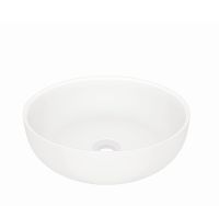 Vorschau: Steinberg Serie 440 Aufsatzschale rund aus Mineo Stone Ø 40cm, matt weiß 4406115W