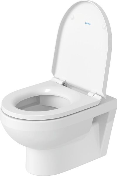 Duravit No.1 Wand-WC 54x36,5cm, oval, HygieneGlaze, rimless, weiß