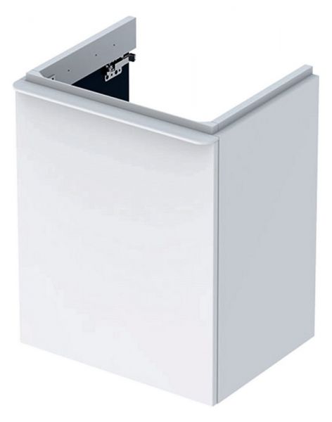 Geberit Smyle Square Unterschrank für Handwaschbecken 50cm, mit einer Tür_weiß_LINKS