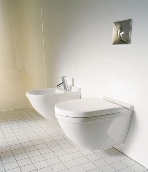 Duravit Starck 3 Wand-WC 54x36cm, oval, Durafix, weiß 2225090000 3