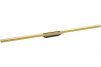 Hansgrohe RainDrain Flex Fertigset Duschrinne 120cm, kürzbar, polished gold optic 56047990