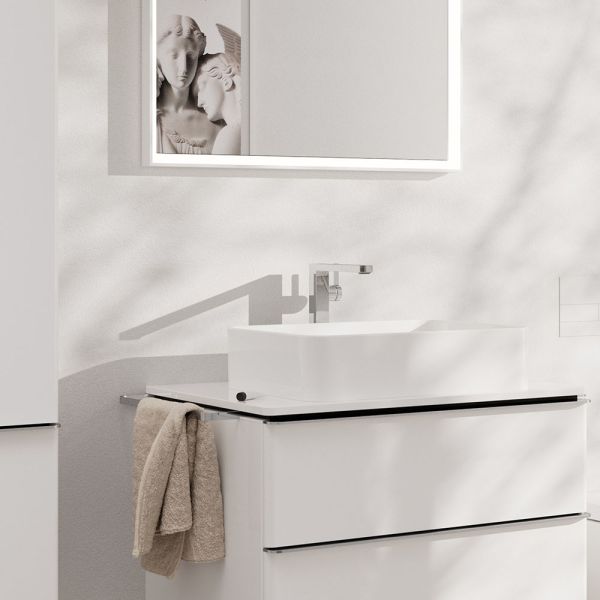 Hansgrohe Tecturis E Waschtischmischer 240 Fine für Aufsatzwaschtisch, chrom