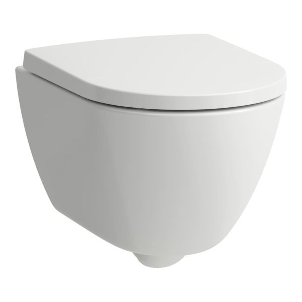 Laufen Pro X Wand-WC Advanced compact, Tiefspüler, spülrandlos, EasyFit 3.0, weiß H8208630000001