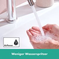Vorschau: Hansgrohe Tecturis S Waschtischarmatur 80 CoolStart wassersparend+ ohne Ablaufgar., chrom