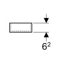 Vorschau: Geberit Xeno² Schubladeneinsatz H-Unterteilung, 32,3x6,2x15cm, sculturagrau