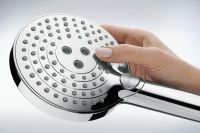 Vorschau: Hansgrohe Raindance Select S 120 3jet PowderRain mit Unica'S Puro Brausestange 0,65m, chrom