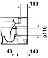 Vorschau: Duravit DuraStyle Stand-WC Tiefspüler, WonderGliss, weiß