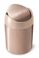 Vorschau: simplehuman Mini-Abfalleimer 1,5 Liter, roségold CW2085