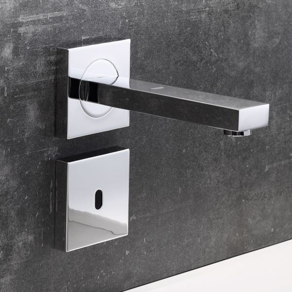 Grohe Eurocube E Infrarot-Elektronik für Waschtisch-Wandarmatur ohne Mischung, chrom 36442000