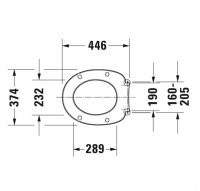 Vorschau: Duravit WC-Sitz ohne Absenkautomatik, pergamon