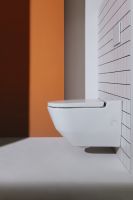 Vorschau: Laufen Cleanet Navia Dusch-WC rimless, wandhängend, Tiefspüler, inkl. WC-Sitz