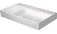 Vorschau: Duravit DuraSquare Waschtisch 80x47cm ohne Hahnloch, ohne Überlauf, WonderGliss, Becken rechts, weiß