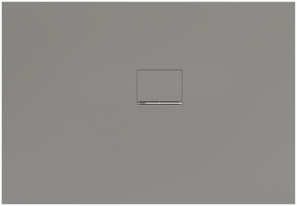 Villeroy&Boch Squaro Infinity Quaryl®-Duschwanne, Eckeinbau rechts gegen Wand, 130x90cm, grey, UDQ1390SQI2RV-3S