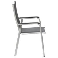 Vorschau: KETTLER CIRRUS Silver-Line Stapelsessel silber/anthrazit-grau 0100361-0001