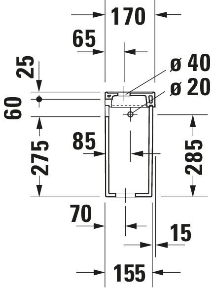 Duravit Serie 1930 Spülkasten 3/6L mit Dual Flush, Anschluss rechts oder links, WonderGliss, weiß