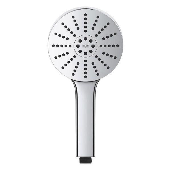 Grohe Vitalio Joy+ 120 Handbrause mit 3 Strahlarten, 7,9 l/min, chrom 1348640000 