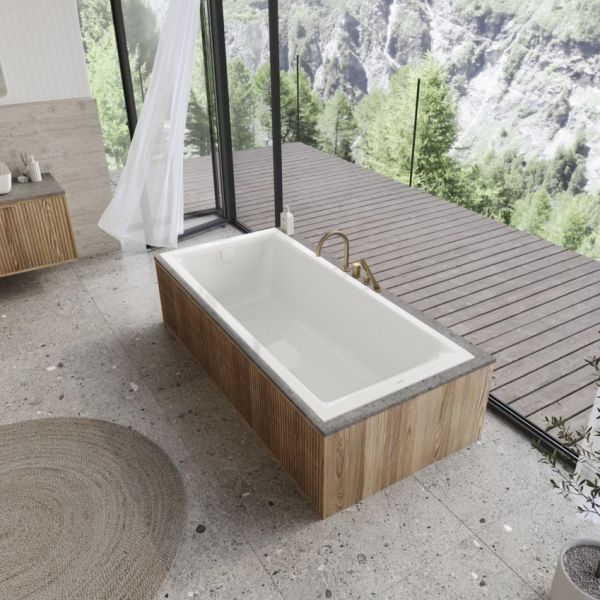 Kaldewei Puro Next Rechteck-Badewanne 190x90cm Mod.1430 weiß