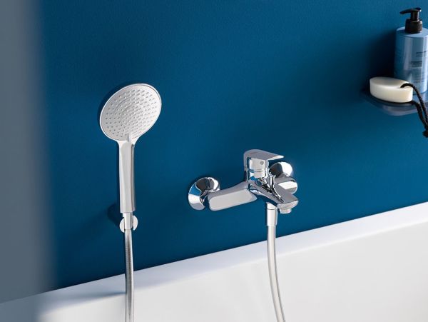 Duravit Brausehalter, rund, chrom