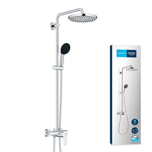 Grohe QuickFix Vitalio Start 250 Duschsystem mit Einhandmischer, chrom