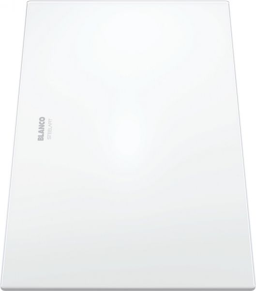 Blanco Glasschneidbrett 420x240mm, weiß satiniert 225333