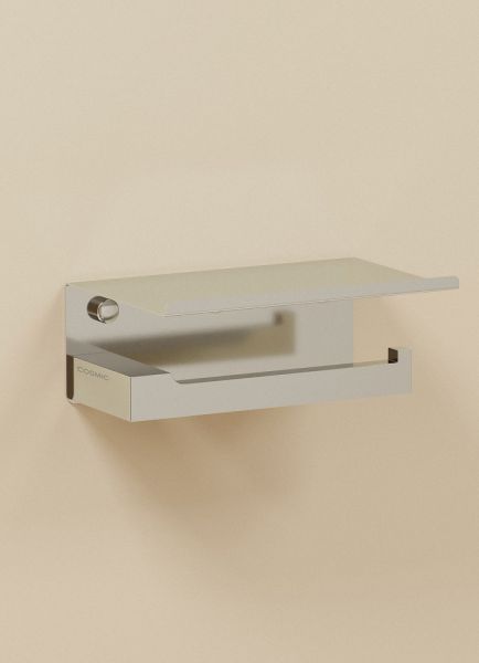 Cosmic Bath Life+ Rollenhalter mit Ablage, chrom WJC230A0059001