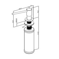 Vorschau: Villeroy&Boch Seifenspender, Vorratsbehälter 250ml